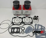 08- 18 Polaris 600 Iq Racer Top End Kit Wiseco Stock 73.80MM Pistons, Gaskets. Fixed Price $389.95.