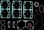 Winderosa Complete Engine Gasket Kit Oil Seals Ski-doo Summit X 800R 154IN 08-13. Fixed Price $161.45.