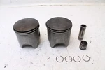 1984 1999 Yamaha Phazer PZ480 Oem 8V0-11631-00-96 Pistons And Rings Set Std. Fixed Price $59.00.