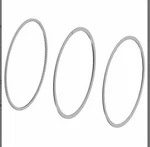 Polaris Indian Piston Rings Kit 1 Set Of 3 , Genuine Oem Part 2208507. Fixed Price $94.99.