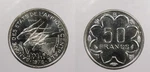 Central African States 1976-B Essai 50 Francs 'b' = Republic Pro. Fixed Price $50.00.