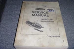 1975 Mercury 200 220 250 Hurricane Mark Ii 440 Snowmobile Service Manual Xz. Fixed Price $125.78.