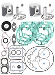 Ski-doo Mxz 600 Ho Dual Ring Pistons Full Gasket Kit Crank Seals 72MM 2003-2008. Fixed Price $229.77.