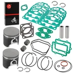 Top End Rebuild Kit Pistons 82MM Std Ring Gasket For Ski-doo Summit 800 2003-06. Fixed Price $98.99.