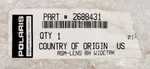 Polaris Right Hand Lens Assembly Part Number - 2688431. Fixed Price $73.99.