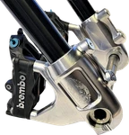 Custom Cycle - CCERB43 Radial Brake Caliper Brackets Softail Fat Bob Fxfb. Fixed Price $1790.96.