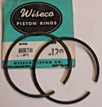 Wiseco 3287C Hirth 160R 371 Engine Piston Rings .120 Oversize New Old Stock. Fixed Price $27.99.