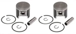 Spi Standard Bore Piston Kits For Ski-doo 500 Fan Cooled Sleds 72MM See Desc. Fixed Price $104.95.