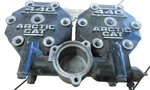 91'-00' Arctic Cat Zl 440 L/c Cylinder Heads, E1/E2 Item #3793. Fixed Price $70.00.