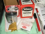Yamaha Snowmobile Piston 294 Twin 2299P4 Wiseco +.040 Bore Set Of 1979-85. Fixed Price $149.99.