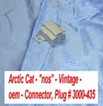 Arctic Cat Connector, Plug # 3000-435 Vintage 1973 Formula Ll El Tigre Z. Fixed Price $29.00.