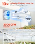 New 20 Inch Shutter Exhaust Fan, Wall Mounted Attic Vent With 3000 Cfm Air. Fixed Price $152.52.