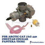 For Arctic Cat Cheetah Cougar Jag 440 Pantera Tigre Snowmobile Carburetor 34MM. Fixed Price $48.69.