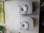 1973 Arctic Cat El Tigre 340 Heads. Fixed Price $125.00.