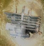 1975 Suzuki Fury 440 (431CC) Snowmobile Cylinder Good Chrome Year Only. Fixed Price $80.00.