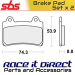 Brake Pads For Yamaha Xvz 1300 Royal Star 1996-2000 Front Classic Rr Sbs. Fixed Price $91.36.