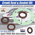 Crank Seal & Gasket Kit #420450080 For Doo Gti Gts Spark Trixx 900 2014-2021. Fixed Price $18.99.