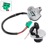 Ignition Key Switch Fuel Cap Lock Set For Suzuki Savage 650 Boulevard S40 86-19. Fixed Price $50.99.