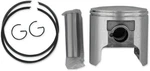 Parts Unlimited Piston Kit (380CC Big BORE)-.020IN. Oversize 2.461IN.-09-7512. Fixed Price $56.64.