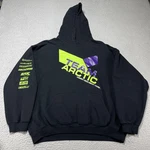 Arcticwear Team Hoodie Mens Xl Black Snowmobile Racing Fleece Sweatshirt. Fixed Price $24.99.