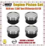 Wiseco 86.00 Mm / 3.386" Bore Std 9.0:1 Cr Piston Set For Nissan SR20DET. Fixed Price $840.99.
