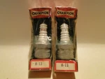 Vintage Champion K13 Spark Plug Pairs Snowmobile Nos Many Available. Fixed Price $11.99.