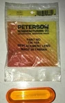 136-15A Peterson 1/4" X Orange Oval-shaped Replacement Lens, New. Fixed Price $6.49.