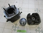 Vintage Polaris Snowmobile Mag Side Cylinder Piston & Head 73 EC340PF. Fixed Price $129.99.