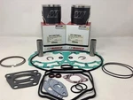 '99-'18 Ski-doo Mxz 600 Wiseco Top End Kit Stock 76.00MM Bore Pistons, Gaskets. Fixed Price $410.99.