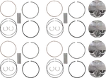 Wossner Piston Kit For 73.95 Mm Yamaha K7502DA-4. Fixed Price $616.00.