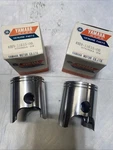 Nos Yamaha New Piston Set Only .25 Over Bore 1979 ET300 8H9-11635-00-00 SN4. Fixed Price $79.99.