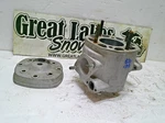 Kawasaki Invader Snowmobile Engine 340/2A Good Chrome Cylinder W. Head. Fixed Price $95.00.