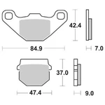 Brake Pads Sbs 544HF. Fixed Price $72.58.