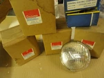 Harley Snowmobile "new Old Stock In Box" 1971 Up (4) Seal Beam #67701-71. Fixed Price $25.00.