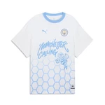 Puma Hoops X Manchester City Graphic Crew Neck Short Sleeve T-shirt Mens White. Fixed Price $22.95.
