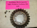 1981 1982 Polaris Cutlass 440 FP5468 Flywheel Fan Magneto Cooling. Fixed Price $22.00.