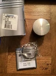 Kimpex 982138, 09-716M Piston Only. With Rings. Shaft.. Fixed Price $49.00.