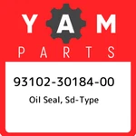 93102-30184-00 Yamaha Oil Seal, Sd-type 931023018400, New Genuine Oem Part. Fixed Price $41.36.