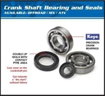 Racing Crankshaft Bearing & Seal Kit, 24-1059 DR350 KLX300. Fixed Price $84.61.