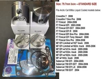 2004 2005 2006 Arctic 700 F7 Firecat M7 Sabercat Efi Ext Pistons/gaskets Kit. Fixed Price $245.00.