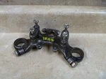 Yamaha Enduro DT100-A Used Top Triple Clamp 1974 YB115. Fixed Price $5.20.