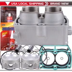 Cylinder And Piston Ring Kit Gasket For Polaris Rzr 800 Efi 2011-2014 2012 2013. Fixed Price $150.95.