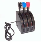 Saitek Pro Flight Three Lever Throttle Quadrant With PS/2 Connecor PZ45 Mad Catz. Fixed Price $58.88.