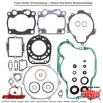 Vertex Complete Gasket Set With Oil Seals Kawasaki KX250 92-92. Fixed Price $68.35.
