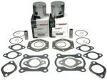 Polaris Indy Long Track 440, 1984-2000, Wiseco Std Pistons And Gasket Set. Fixed Price $301.99.