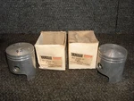 Yamaha Nos Oem Pistons .50 Oversize GP396 SW396 1970-1971 811-11636-00-00. Fixed Price $36.48.