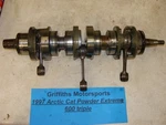1997 Arctic Cat Powder Extreme ZRT600 Triple Crankshaft Bearings Rods. Fixed Price $244.00.
