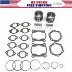 Pistons Top End Gasket Kit Std Bore 72MM For 1986-1999 Polaris Indy Trail 488. Fixed Price $110.00.