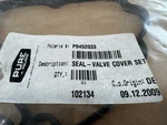 Polaris Valve Cover Seat Seal, Genuine Oem Part 0452033. Fixed Price $60.00.