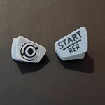 Ski-doo Replacement Start Rer Button For 515176088 Rev Xp Xr 2007-2015 Pack. Fixed Price $7.99.